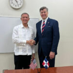 Canciller Roberto Álvarez sostiene reunión bilateral con el subsecretario de Estado de EE. UU., Christopher Landau
