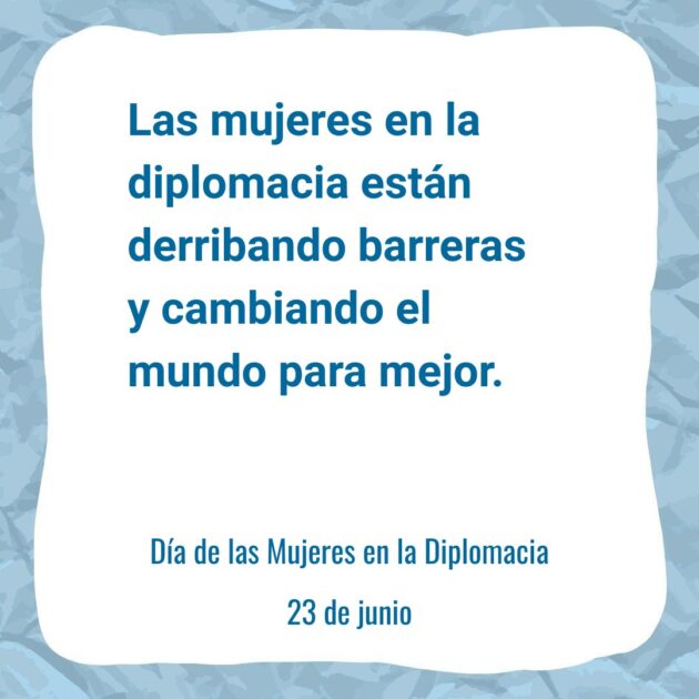 @ONU_es Las mujeres han sido clave en la diplomacia por siglos, aunque muchas veces la historia no les ha dado el lugar que se merecen