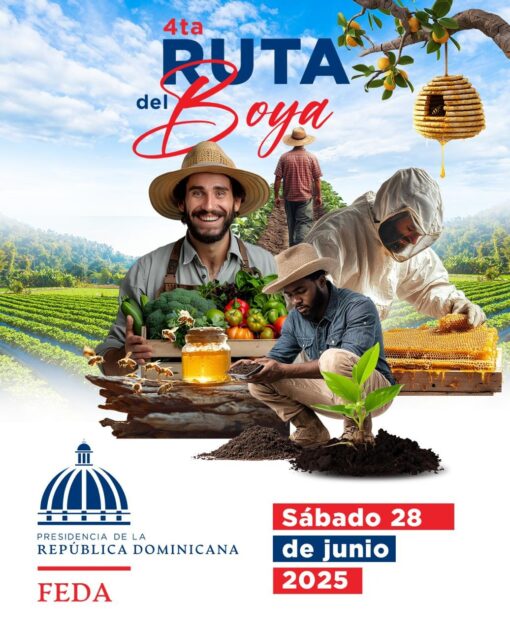 @CaamanoVive Hecmilio Galván Te invito a acompañarnos este fin de semana a recorrer campos y pueblos de la provincia Monte Plata en el marco de la 4ta Ruta del Boyá, Alla nos vemos