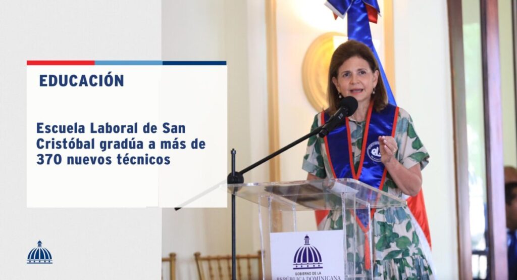 @EducacionRDO Escuela Laboral de San Cristóbal gradúa a más de 370 nuevos técnicos