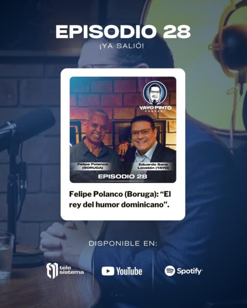 @SanzLovaton Está arriba el episodio de #YayoPintoPodcast, con el maestro del humor Felipe Polanco (Boruga). Una conversación llena de risas