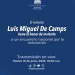 EN VIVO @EducacionRDO @LMDECAMPS encuentro nacional por la educación