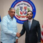 @ChuVasquez Recibe la visita del viceministro @Rogerpujolsr. Conversan sobre los proyectos del Consulado en beneficio de nuestra comunidad y el compromiso de seguir mejorando nuestros servicios