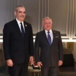 Presidente @LuisAbinader y el rey Abdalá II bin Al Hussein de Jordania sostienen reunión bilateral