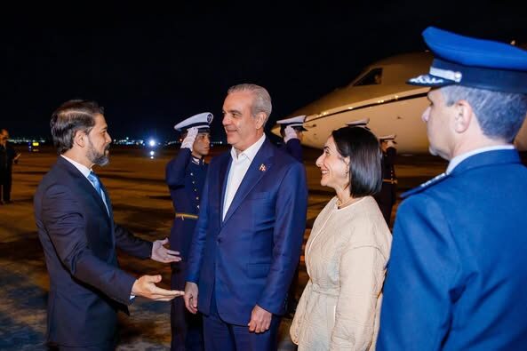 Presidente @LuisAbinader llegó la noche de este jueves a Brasil en la última parte de su viaje, iniciado en Europa