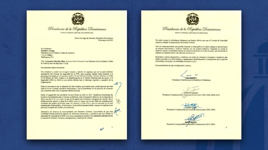 COMUNICADO | @LuisAbinader y  expresidentes refuerzan ofensiva diplomática ante la @UN @ONU_es con iniciativa concertada para transformar la misión en Haití | @HomeroFigueroaG