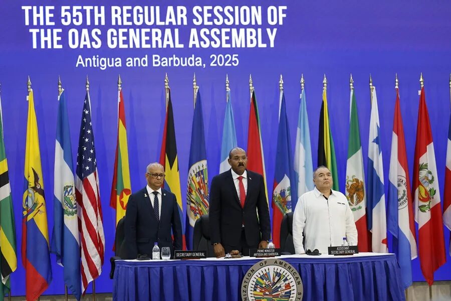 55 Asamblea General de la @OEA_oficial-  SESIÓN PLENARIA 26 Y 27 JUN 2025 Diálogo de Jefes de Delegación