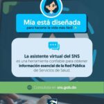 @SNSRDO Mía garantiza acceso a información sobre la Red Pública de Servicios de Salud las 24 horas del día