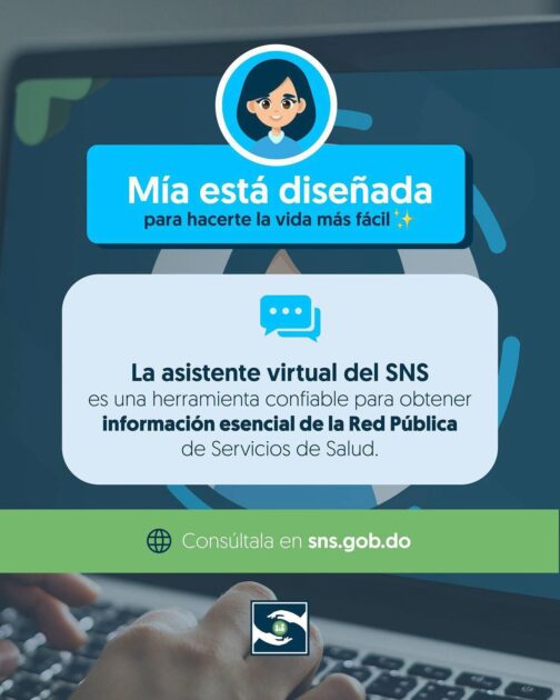 @SNSRDO Mía garantiza acceso a información sobre la Red Pública de Servicios de Salud las 24 horas del día