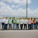 @RD_Vial El ministro Eduardo Estrella y Hostos Rizik recorrieron la Circunvalación de Baní junto a líderes del periodismo