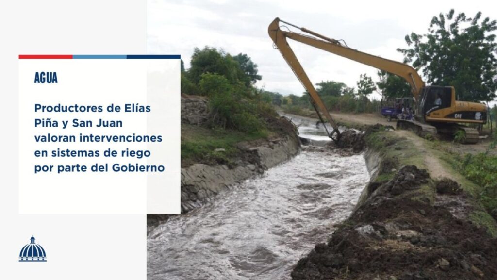 @ComunicacionDO Autoridades y productores del municipio El Llano, provincia Elías Piña, y de la provincia San Juan destacaron la rápida respuesta institucional del @IndrhiRD, que trabaja en la rehabilitación de sistemas de riego