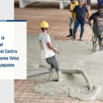 @ComunicacionDO Inefi avanza en la construcción del polideportivo del Centro Educativo Morayma Veloz de Baez en Bayaguana