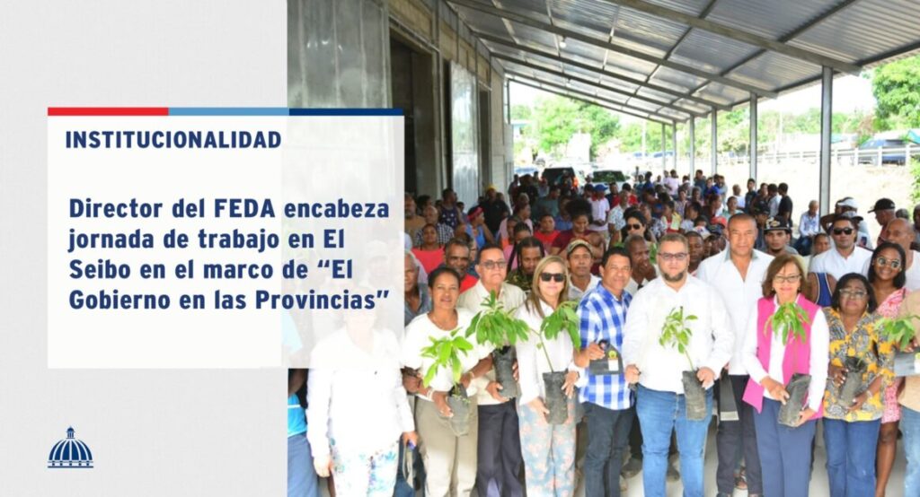 @ComunicacionDO Durante la jornada de “El Gobierno en las Provincias”, el director ejecutivo del @FEDA_RD, Hecmilio Galván, revisó las obras ejecutadas por el Gobierno y evaluó proyectos pendientes en El Seibo