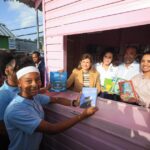 @RaquelPenaVice @ViceRDo  inicia “Fiesta de la Lectura” con jóvenes del Liceo Vicente Vargas en SDN