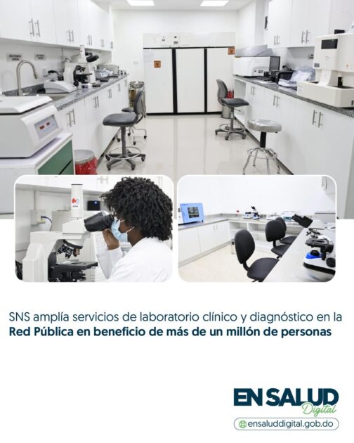@SNSRDO @DrMarioLama Más de un millón de personas se benefician de los nuevos servicios de laboratorio clínico e imágenes diagnósticas habilitados
