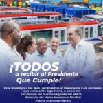 @IsidroTorresBel Hoy recibiremos a partir de las 3PM a @LuisAbinaderr que viene a poner en circulación los nuevos vagones del Metro