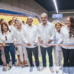 @LuisAbinader y la @Opret_RD pusieron en marcha trenes de 6 vagones e inauguraron el nuevo túnel de interconexión entre la Línea 1 y 2