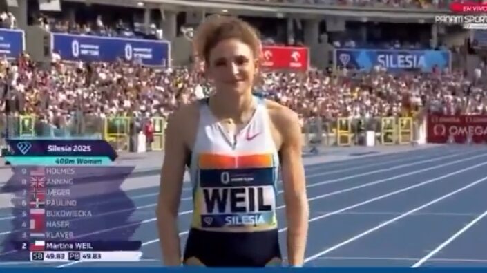 @ScarletBenzan ¡Marileidy Paulino imparable. Con una actuación magistral, nuestra campeona conquistó los 400 metros planos en la Diamond League de Silesia, Polonia