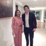 @CarolinaMejiaG recibe la notica del fallecimiento de Miguel Uribe