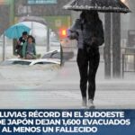 G_GomezJ Lluvias récord en el sudoeste de Japón dejaron más de 1,600 evacuados, un fallecido y varios desaparecidos