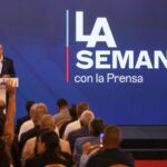 @LuisAbinader, junto a la vicepresidenta @RaquelPenaVice, encabezó el diálogo de «La Semanal», donde se presentaron los resultados alcanzados por el país durante los últimos cinco años de gestión