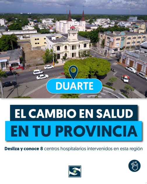 @SNSRDO ¡Mira lo que estamos haciendo en la provincia Duarte! Estos 8 centros hospitalarios intervenidos por el SNS impactarán miles de vidas con mejores atenciones médicas, gracias a un trabajo que implica