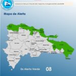 @COE_RD El COE declara 08 provincias en alerta verde