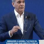 @G_GomezJ @LuisAbinader “A Leonel: Le pago el pasaje para que discuta con la FAO, que se ponga los guantes de boxeo”