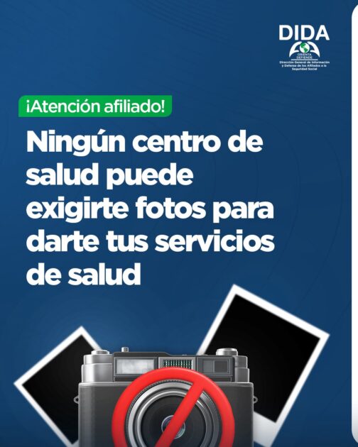 @DIDA_RDO ¡Se acabó la exigencia de fotos para autorizar coberturas de salud!