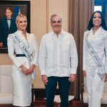 @PresidenciaRD El Pdte.@LuisAbinadery la Vpdta.@RaquelPenaVice recibieron en visita de cortesía a Jennifer Ventura, Miss República Dominicana Universo 2025