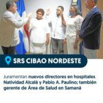 @SNSRDO @DrMarioLama juramentó a tres nuevos funcionarios que asumirán importantes responsabilidades en centros de salud de la provincia Samaná