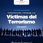 @MirexRD República Dominicana se une a la conmemoración que realiza la ONU cada 21 de agosto en su honor al Día Internacional de Conmemoración y Homenaje a las Víctimas del Terrorismo