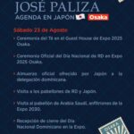 @JosePaliza Hoy celebramos el Día Nacional de la República Dominicana en @Expo2025Japan con una serie de actividades para presentar ante el mundo lo mejor de nosotros