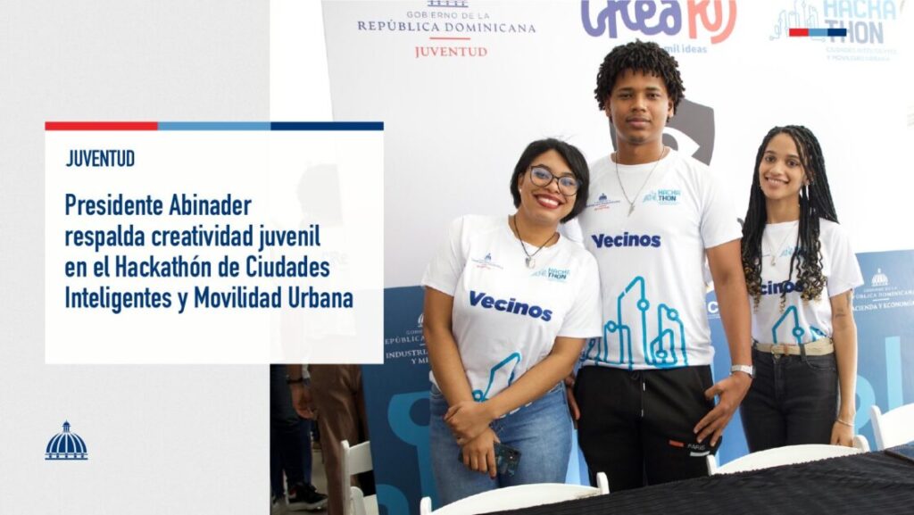 @ComunicacionDO @LuisAbinader asistió este sábado al Hackathón de Ciudades Inteligentes y Movilidad Urbana, donde se presentaron 20 proyecto sin novadores desarrollados por jóvenes dominicanos