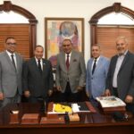 @FelixReynaE Junto a Abel Guzmán Then y Alberto Caminero visitamos al director del @ListinDiario, Miguel Franjul, y a Fabio Cabra