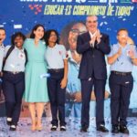 @RaquelArbaje acompaña a @LuisAbinader @LMDECAMPS en la apertura del año escolar 2025