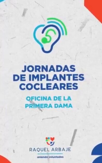 @RaquelArbaje Gracias a las Jornadas de Implantes Cocleares, coordinadas por la Oficina de la Primera Dama, 75 niños y niñas ya han comenzado a oír y a desarrollar su capacidad de hablar.