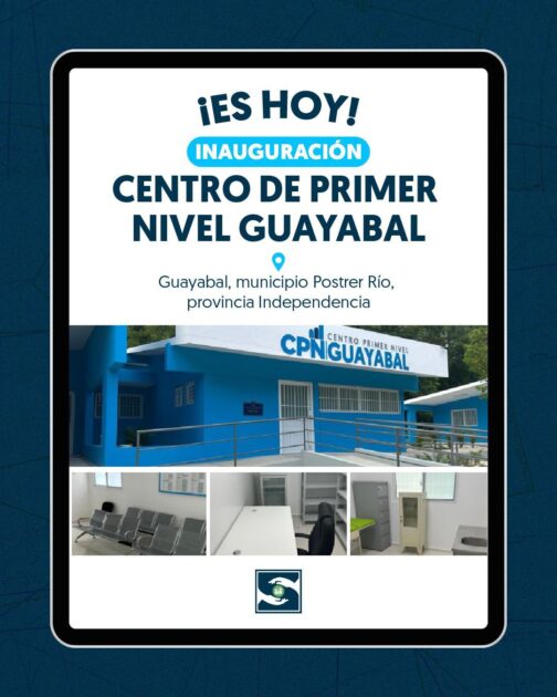 @SNSRDO @DrMarioLama La inauguración del Centro de Primer Nivel (CPN) Guayabal, en Postrer Río, marcará un gran avance en la mejora de la atención médica en esta comunidad