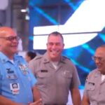 @PoliciaRD acompaña a Luis Abinader en el inicio de la construcción de la nueva terminal de pasajeros del Aeropuerto Internacional Las Américas
