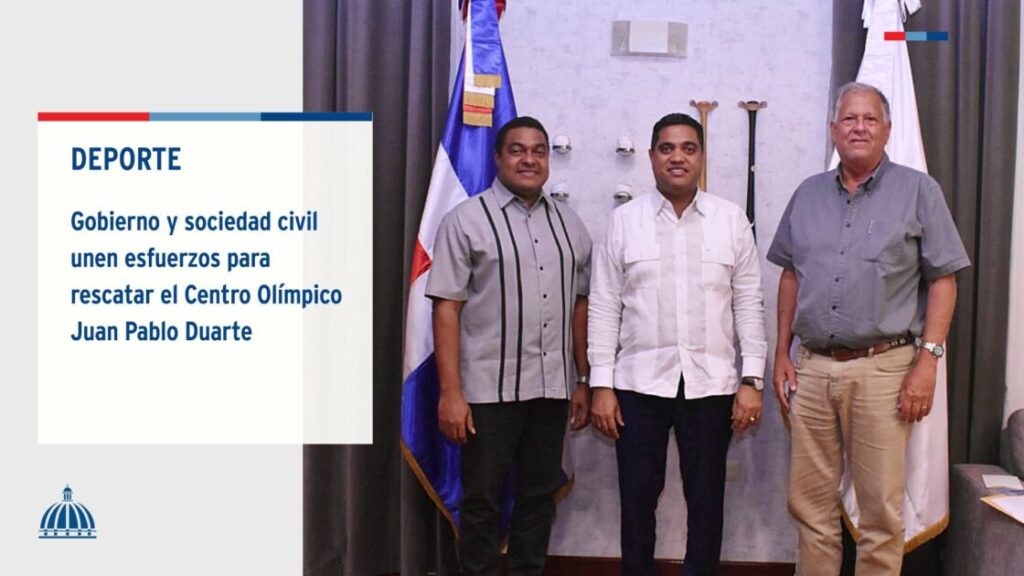 @ComunicacionDO @KelvinCruzRD, junto con la sociedad civil articulan un plan para preservar y revitalizar el Centro Olímpico Juan Pablo Duarte