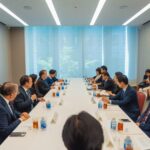 Sostuvo un productivo encuentro con @keidanren, la principal federación empresarial de Japón. Se preentó a RD como un socio confiable, en pleno crecimiento
