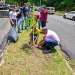 @AlcaldiaDN Hoy sumamos 140 nuevos árboles de caoba criolla y almácigo en la avenida Reyes Católicos, como parte del Plan de Arbolado Urbano de la Alcaldía del Distrito Nacional