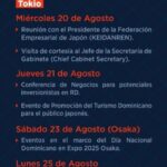 @JosePaliza con productiva agenda esta semana en JAPÓN | Ministro @MinpreRD, Presidente del @PRM_Oficial