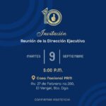 “PRM_Oficial Reitera a los miembros de La Dirección Ejecutiva la invitación para la próxima reunión ordinaria a desarrollarse en La Casa Nacional