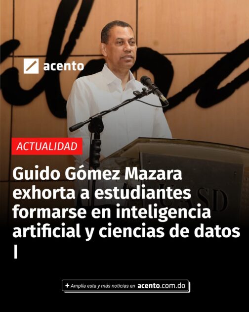 Guido Gomez Mazara exhorta a estudiantes formarse en inteligencia artificial y ciencias de datos