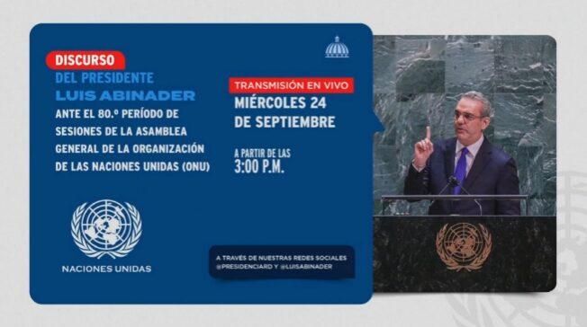 @SPereyraRojas Un honor ver al presidente @LuisAbinader representando a la República Dominicana ante la ONU