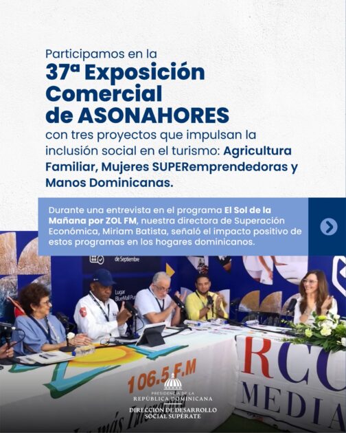 @SuperateRDO Participaremos en la 37ª Exposición Comercial de la Asociación de Hoteles y Turismo de la República Dominicana