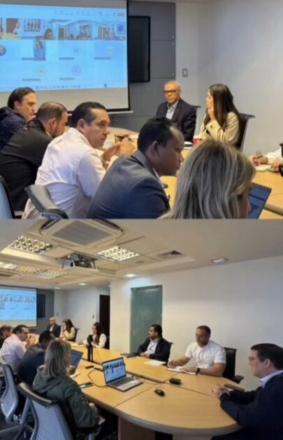 @SanzLovaton En reunión virtual con los administradores de @aduanardpara pasar a revisar las operaciones frente al mal tiempo