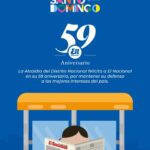 @AlcaldiaDN felicitamos a @elnacionalrd en su 59 aniversario por mantener su defensa a los mejores intereses del país