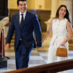 @WArnaudBisono Llega a la misa de Acción de Gracias por el 63 aniversario de INAPA, acompañado de mi esposa,@grutinel02